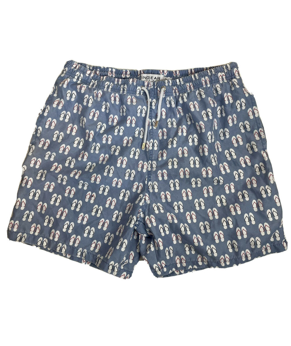 Ingear Swim Men Flip Flops Swim Trunks Size XL 40/42